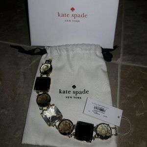 Kate spade crystal  kaleidoscope  link bracelet.